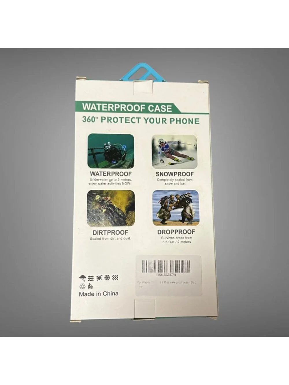 Waterproof Case For iPhone 7/8 Plus 360° Dirtproof Snowproof Dropproof Scratch R